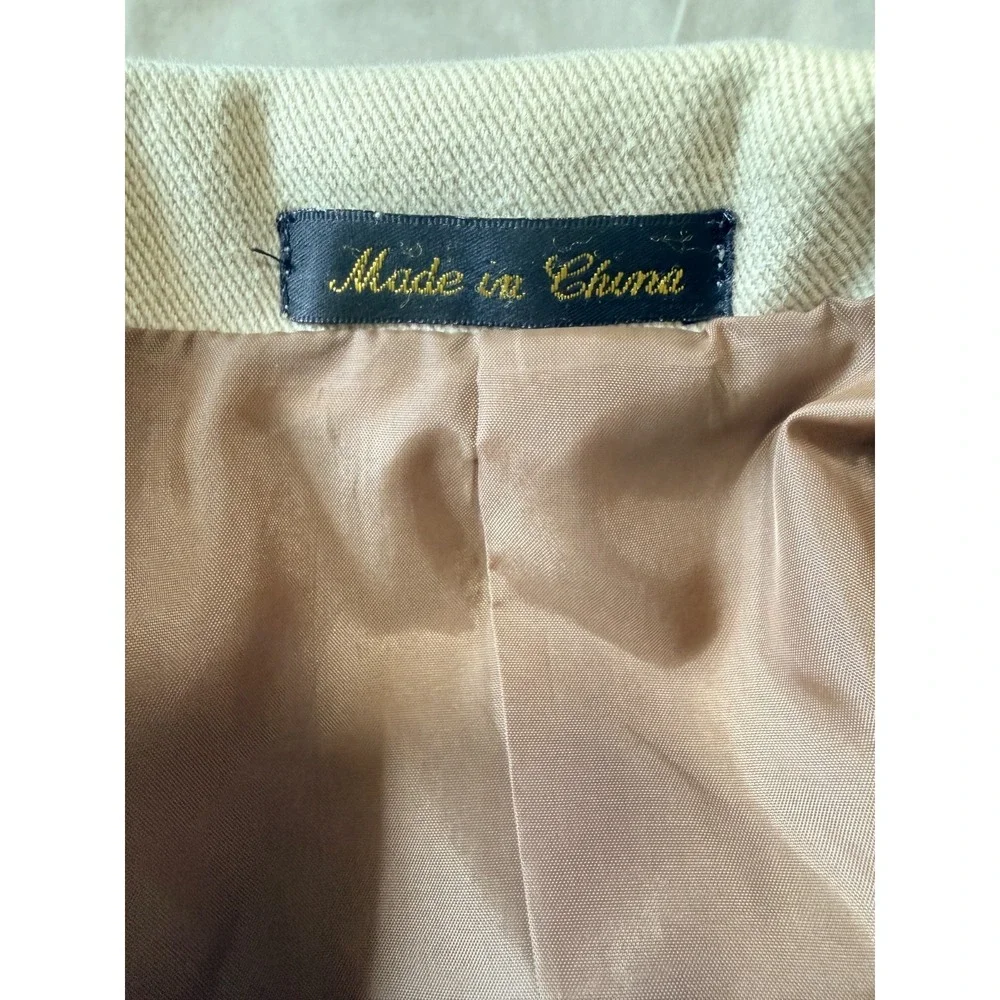 CIRCLE S - Men's VTG Western Canvas Blazer Sport Coat - Embroidered Yoke  - 54L‎